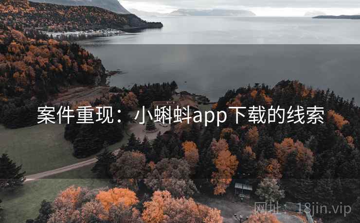 案件重现：小蝌蚪app下载的线索