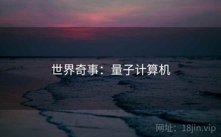 世界奇事：量子计算机